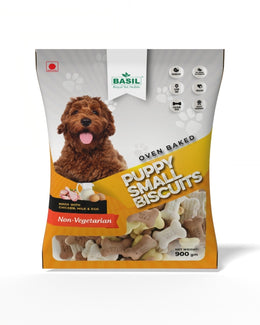 Puppy Biscuits, Chicken Flavor - Suitable for All Age, Small Dogs - 900 Grams