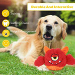 BASIL Plush Monster Ball with TPR Small Squeaky Ball Inside