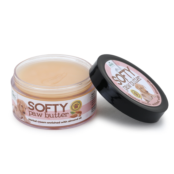BASIL Softy Paw Butter for Dogs & Cats, 50Gms - Soothing Moisturizer for Paws and Noses
