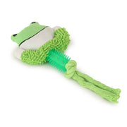 BASIL Plush toy with Rope Green