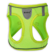 BASIL Soft Adjustable Mesh Harness for Puppies & Small Breed Dogs (Neon Yellow)