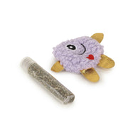 BASIL Cat Plush Toy with Cat Nip for Stuffing (Purple)