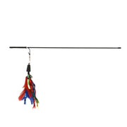 BASIL Cat Teaser Stick with Feather and Bell - The Basil Pet Care