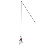 BASIL Cat Teaser Stick with Feather and Bell - The Basil Pet Care