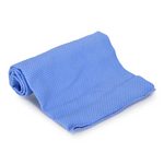 BASIL Pet Towel, Cooling Absorbent Towel for Dogs & Puppies (Blue)