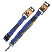BASIL Adjustable Collar with Leash for Dogs & Puppies, 4 Feet (Blue) - The Basil Pet Care