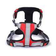 No-Pull Vest Reflective Handle Harness - Red