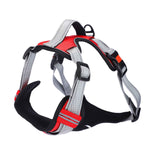 No-Pull Vest Reflective Handle Harness - Red