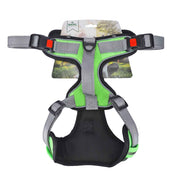 No-Pull Vest Reflective Handle Harness - Green