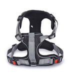 No-Pull Vest Reflective Handle Harness - Black