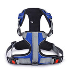 No-Pull Vest Reflective Handle Harness - Blue