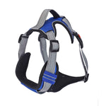 No-Pull Vest Reflective Handle Harness - Blue