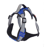 No-Pull Vest Reflective Handle Harness - Blue