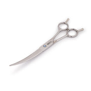 Curved Grooming Scissors for Dogs & Cats – 7.5” Stainless Steel - The Basil Pet Care