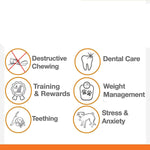 BASIL Immune Care Twisted Chew Sticks for Dogs & Puppies | 200 Grams