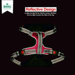 No-Pull Vest Reflective Handle Harness - Black