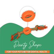 BASIL Rope with Chew Ball - The Basil Pet Care