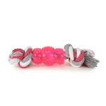 BASIL Pure Cotton Rope Toy for Dogs & Puppies (Pink)