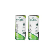 BASIL Lint Free Roller Refills (Pack 2 Roller, 60 Sheets Per Roll)